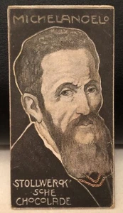 STOLLWERCK Trading Card 1899 Gruppe 99 Michelangelo - Picture 1 of 2