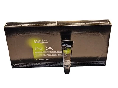 Color de cabello L'Oreal INOA (5,60/5RR) MARRÓN CLARO ROJO INTENSO 6 x 0,28 oz Foto 1 de 4