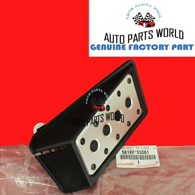 NEW GENUINE OEM LEXUS IS250 IS350 IS F ALUMINUM SPORT FOOTREST PEDAL 58192-53061 - Image 1 of 4