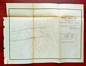 1897 Map of Racine Harbor Wisconsin Light House Crib - Picture 1 of 4