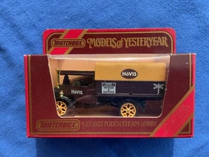 1984 Matchbox MOY, Y-27 1922 FODEN STEAM LORRY Havis 1:43rd Die-cast model Boxed - Picture 1 of 2