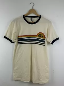 Ben Folds 2024 Tour Exclusive Retro Ringer T-Shirt Cream Rare Size Small - Bild 1 von 5