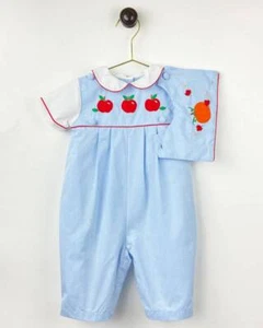 Petit Ami blauer Apfelkürbis Lätzchen Longall 18 oder 24 Monate - Bild 1 von 1
