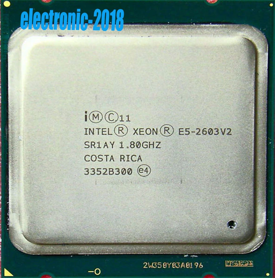 Intel Xeon e5-2603 v2 CPU processor 1.80ghz 10m quad core sr1ay socket 2011 - Image 1 of 1