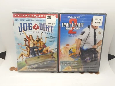 Joe Dirt 2 Beautiful Loser (2015) & PAUL BLART Mall Cop 2 - 2 Comedy DVD LOT NEW - Image 1 of 4