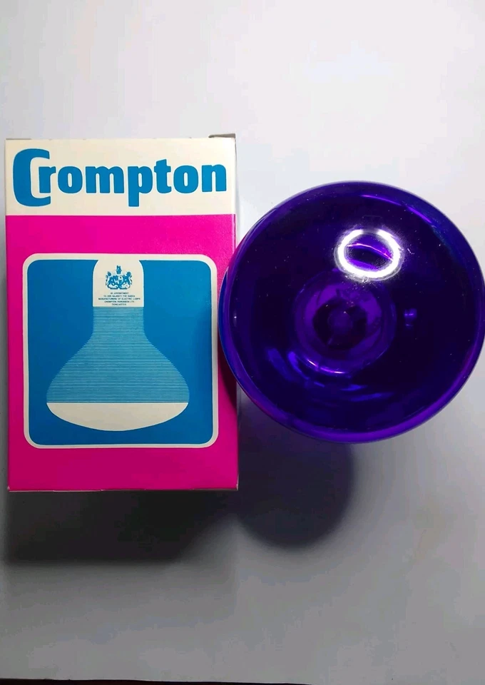100W PREMIUM BRANDED CROMPTON R95 BC B22 PURPLE REFLECTOR DIMMABLE LIGHT BULB x2 - Image 1 of 1
