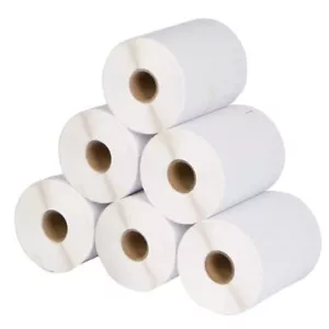 6 Rollen DYMO 4XL Direkte Thermische Versandetiketten 4x6 1744907 Kompatibel 220/Rolle - Bild 1 von 3