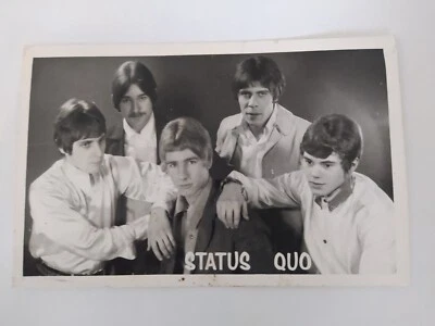 Status Que  autograph card 60s  - Image 1 of 2