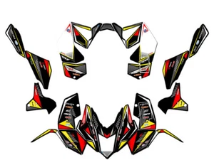 All Years LTR 450 SURGE Black Senge Graphics Kit Compatible with Suzuki - Picture 1 of 7