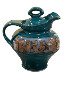 SEAGROVE NC POTTERY STONEWARE PITCHER DESIGN Sign - Picture 1 of 10