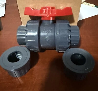 FNW350NAEG 1"CPVC EPDM TRUE UNION BALL VALVE - NIB - Image 1 of 3
