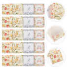Set of 40 Soap Boxes - Floral Print Kraft Paper Packaging