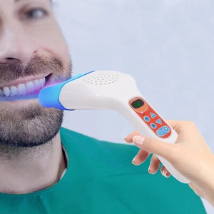 Dental Whitening Device Portable Small Handheld Tricolor Teeth Water Cold Light - Picture 1 of 20