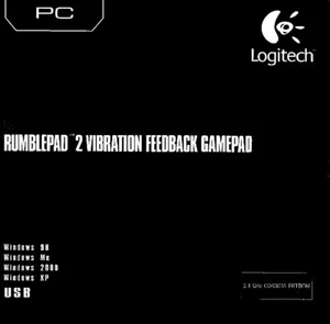 Logitech Rumblepad 2 - Anleitung und Treiber-CD - Bild 1 von 2