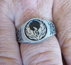Phoenix Ring symbolizes immortality, resurrection From the Ashes RM124 - Picture 1 of 4