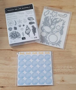 Stampin Up FRIENDS ARE LIKE SEASHELLS Coordinating Stickers Dies & Stamp Sets - Picture 1 of 7