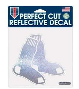 Boston Red Sox MLB WinCraft 6" x 6" Reflective Perfect Die Cut Decal Logo - Picture 1 of 2