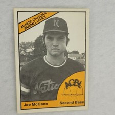 1977 (ACBL) Minor Baseball Long Island Nationals Joe McCann