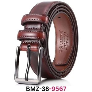 GALLERY SEVEN Belts for Men- Genuine Leather Casual Dress Belt-Mahagony- 40- W38 - Picture 1 of 8