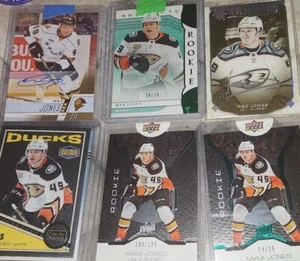 Lot of 10 2019-20 Max Jones Rookie Cards 2 Auto 6 Numbered / Buybacks - Picture 1 of 2