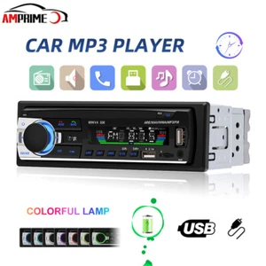 Autoradio 1 DIN Mit FM Bluetooth Freisprecheinrichtung USB AUX TF SD MP3 Player - Bild 1 von 16