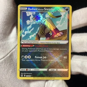 2022, Radiant Hisuian Sneasler, Lost Origin, Radiant Rare, Pokémon Card 123/196 - Picture 1 of 13