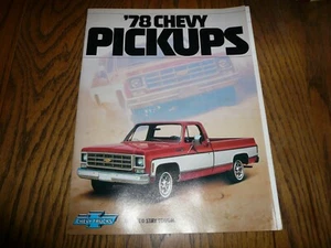 1978 Chevrolet Pickups Sales Brochures - Vintage - Picture 1 of 8