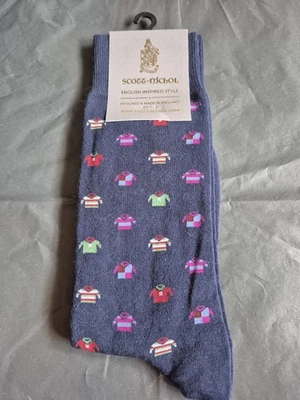 Scott-Nichol Socks. Size 6-11. Made In England. Brand New With Tags - Image 1 of 4