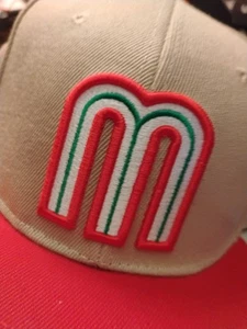Sombrero de México. Estilo Hip Hop. Billete plano. Bandera. Snapback. - Imagen 1 de 1