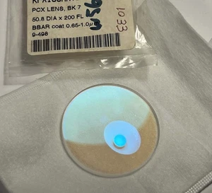 Newport  PLCX Lens 1030.2mm ROC, 200mm FL Ø50.8 BBAR 650-1000nm NIR - Picture 1 of 4