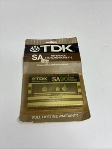 TDK SA 90 Vintage NOS Cassette Tape Sealed Mint - Bild 1 von 5