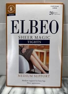 Collant Elbeo Sheer Magic 20 denari fattore di supporto medio 8 misure crema caffè grande - Foto 1 di 5