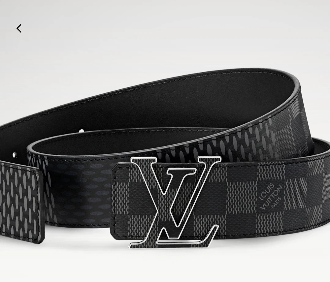LOUIS VUITTON ブラック ベルト 100/40 LOUIS VUITTON ブラック ベルト 100/40 Louis Vuitton Black Belts for