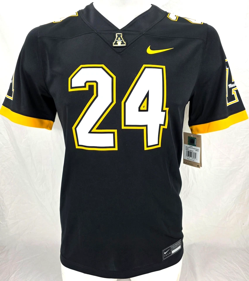 NUEVA Camiseta de fútbol americano para hombre Appalachian State Mountaineers #24 Nike Team Dri-Fit S Foto 1 de 4