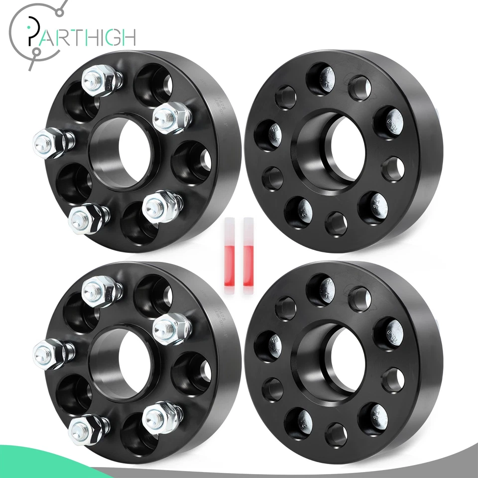 Espaciadores de rueda centrados en el cubo para Toyota Matrix Prius 5x100 (4) 1,5" de grosor 12x1,5 Foto 1 de 4