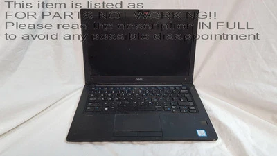 MANY PARTS REMOVED!! Dell latitude 7280 12.5" Laptop FULL SPECS UNKNOWN - Image 1 of 4