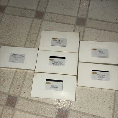 Jennifer Lopez 6 VHS TAPE MUSIC VIDEOS RECORD COMPANY PROMO *RARE* - Image 1 of 4