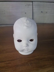 Vintage Keramik Puppenkopf 4 Zoll - Bild 1 von 6
