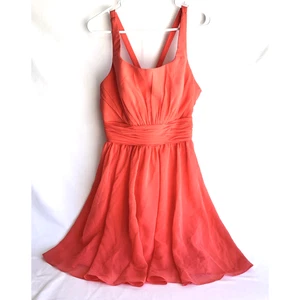 Allure Bridals Bridesmaids Women s Coral Dress Size 12 - Picture 1 of 5