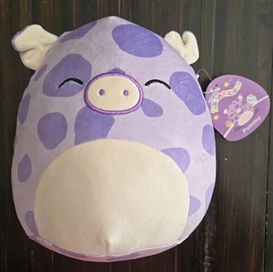 Squishmallows 8" Pammy the Pig Lavanda con Manchas Púrpura Edición Pascua ¡NUEVO! - Imagen 1 de 5