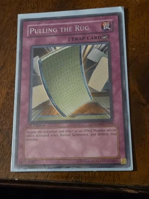Yugioh Pulling the Rug STON-EN060 1st Edition - Image 1 of 3