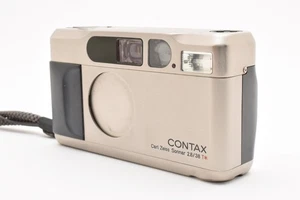 [ Near Mint ] Contax T2  Silver Point & Shoot 35mm Film Camera from JAPAN - Picture 1 of 24