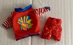 Vtg Skipper McDonald’s Outfit Top Shorts FLAW** - Picture 1 of 3
