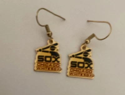 NUEVO VINTAGE (1989) CHICAGO BLANCO SOX PENDIENTES PETER DAVID Foto 1 de 2