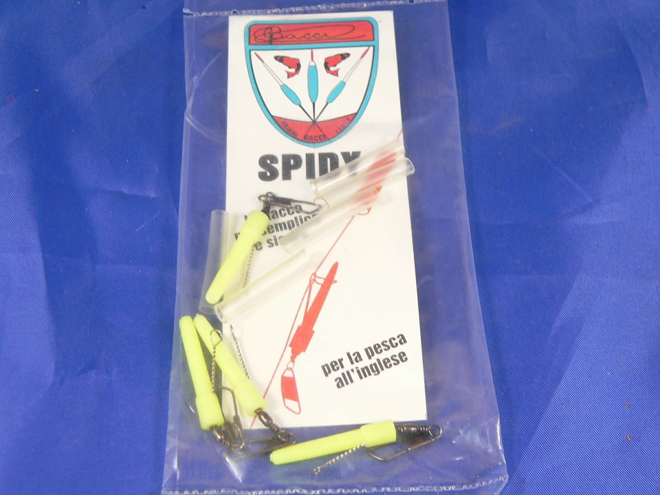 4 Attacchi fissi per galleggianti all'inglese Bacci Spidy, pesca agonismo - Immagine 1 di 1