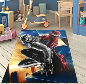 Spiderman Rug,Spiderman Poster Rug,Superhero Rug,Cartoon Rug,Fantastic Rug,Movie - Picture 1 of 12