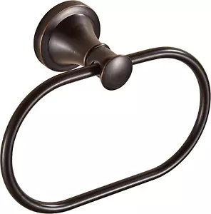 Bronze Towel Holder Oil Rubbed Oval Hand Towel Ring Stainless Steel Towel Hanger - Picture 1 of 12