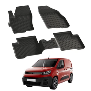 Alfombrillas para furgoneta Citroen Berlingo 2019-2025 | Alfombrilla Premium negra  - Imagen 1 de 7