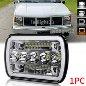 1PC 7x6" Led Headlights HI-Lo Beam Fit Chevy C1500 C2500 C3500 Suburban Pickup - Picture 1 of 16