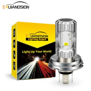 Ruiandsion P45T LED Moto Phare Ampoule R2 Lumière De Jour 12V Blanc 6000K 1/2x - Imagen 1 de 9